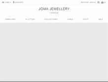 Tablet Screenshot of jomajewellery.com